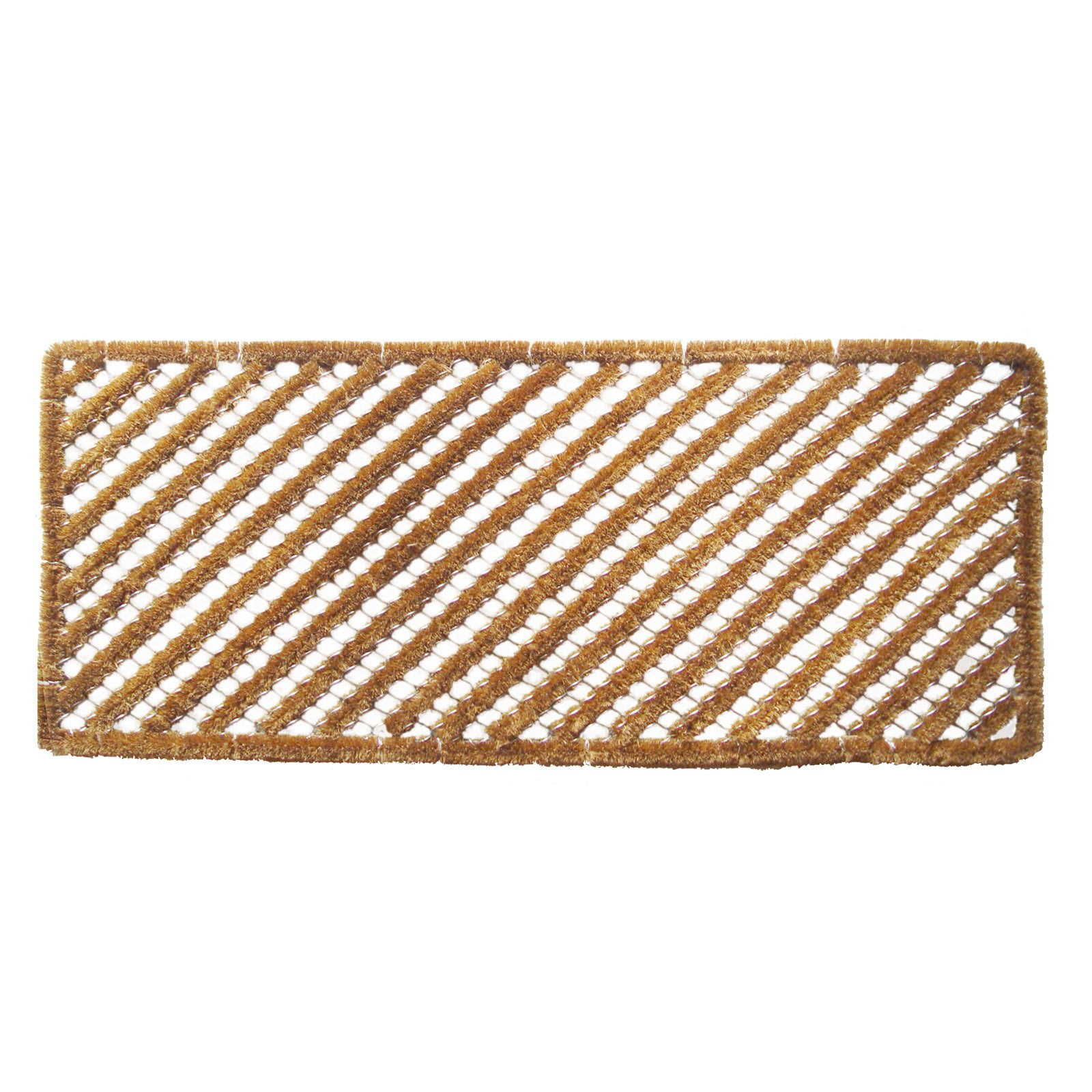 Entryways Rectangle Stripes Wire Brush Long Door Mat Walmart Com