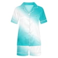 thumbnail image 4 of Rbaofujie Robes pour Femmes, Blouse Décontractée à Col Rabattu, Manches Courtes, Mode, Ensemble de Pyjama, 4 of 5
