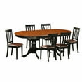 thumbnail image 2 of East West Furniture 7  Pc  Dining  room  set-Dining  Table  with  6  Wood  Dining  Chairs, 2 of 4