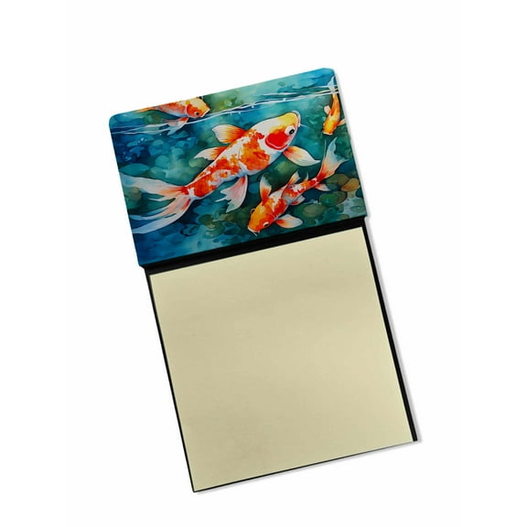 Koi Fish Sticky Note Holder 3.25 in x 5.25 in