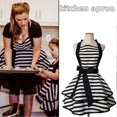 thumbnail image 3 of Kitchen Baking Striped Aprons Personalized Ruffle Layered Sleeveless Apron Gardening Apron, 3 of 4