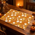 thumbnail image 4 of Oioii 17.72x11.81in Fall Paper Place Mats Maple Leaves Thanksgiving Place Mats Autumn Seasonal Decorative Paper Table Mats for Kitchen Dining Table Party Decoration, B, 4 of 6