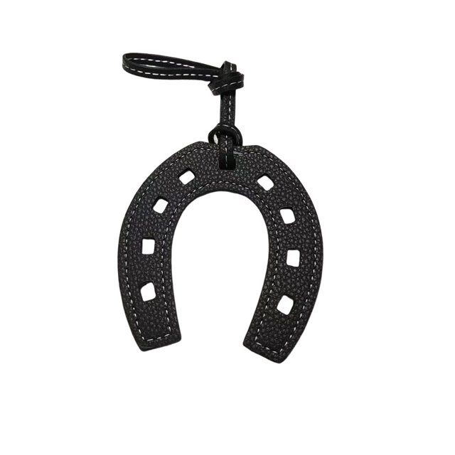 Qarigey LLavero de cuero PU, colgante para bolso, accesorios, adorno para bolso, llaveros, llavero portátil con cordón, regalos para mujer Ropa, zapatos y accesorios Miscelánea Negro Qarigey AP014015-06