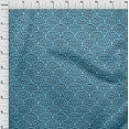 thumbnail image 4 of oneOone Polyester Spandex Light Blue Fabric Asian Japanese Motif Dress Material Fabric Print Fabric By The Yard 56 Inch Wide, 4 of 4