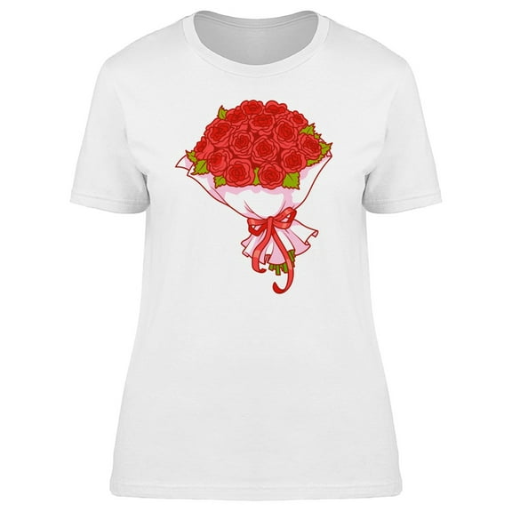 Beautiful Bouquet Of Roses Tee Women's -Image by Shutterstock