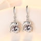 thumbnail image 3 of Fiudx Pendientes de Circonita, Elegantes Pendientes de Cobre En Forma de Gota, Elegantes Pendientes de Circonita de Metal, con Detalles de Lentejuelas, Ideales para Bodas y Fiestas, Ideales para El D, 3 of 7