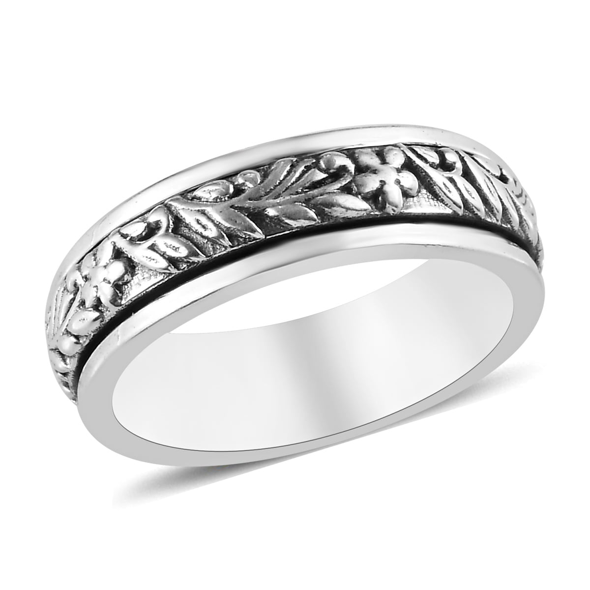 New Sterling Silver Celtic Cutout Heart Band Ring 6mm UK Sizes 925 Hallmarked