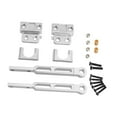 thumbnail image 2 of TISHITA 1/12 RC Rear Axle Metal Parts Suspensions Links Accessories for MN82Pro MN82 Silver, 2 of 8