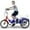 Stars & Stripes, variant on Lilypelle Kids Tricycle with 16" Wheels，1-Speed Trike for Adult Beginner Riders, 3 Wheels Bike with Basket for Exercise & Shopping & Picnic，Cyan