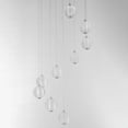 thumbnail image 4 of E24646-144PC-ET2 Lighting-Rhythm - 45W 9 LED Pendant-5 Inches Tall and 21.75 Inches Wide-Polished Chrome Finish-Clear Ribbed Glass Color, 4 of 5