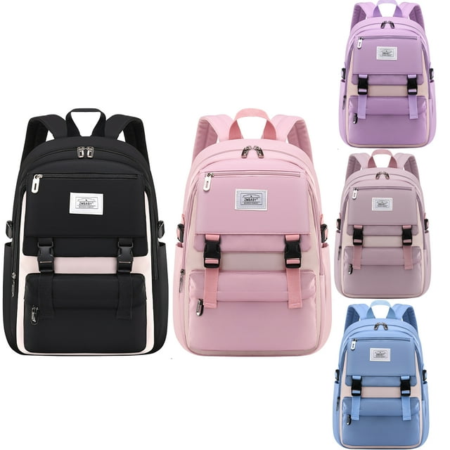 High School Bags For Girls Student Many Pockets Waterproof School