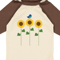 thumbnail image 4 of Inktastic Sunflower Garden and bird Boys or Girls Long Sleeve Baby Bodysuit, 4 of 5
