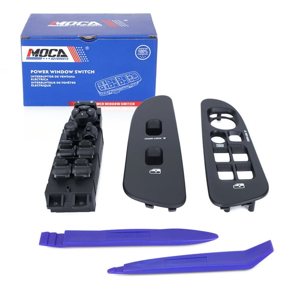 MOCA AUTOPARTS DWS1385 Front Driver Door Window Switch Fit for 2001-2003 Dodge Durango & 2003-2009 Dodge Ram 1500 2500 3500 (Black)