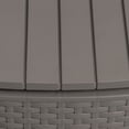 thumbnail image 3 of Mesa Hielera MQ Cooler Table Tipo Rattan Jardin Y Exteriores Taupe, 3 of 10