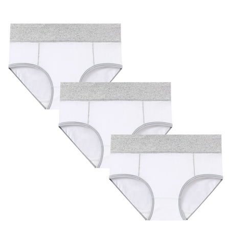Summer Savings  Menstrual High Waist Pants  Hip Lifting Underwear  Solid Color  3PK  Large  Comfortable  Leakproof  for Workout  Yoga  Daily Wear  Plus Size Womens | White L  Sopatenor