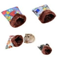 thumbnail image 3 of SPRING PARK Hamster Sleeping Bag, Winter Soft Warm Bed Plush Small Pet Nest Snuggle Sack Hideout Pouch for Hedgehog Guinea Pig Squirrel Small Animals, 3 of 7