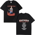 thumbnail image 2 of Camisetas con estampado de Eminem para hombre, camisetas de cuello redondo de Hip Hop, 100% algodón, camisetas de gran tamaño, camisetas casuales de manga corta Unisex, camisetas Harajuku, 2 of 4