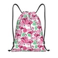 thumbnail image 1 of Gaeub Flamingo Drawstring Backpack Bag Sport Gym Sackpack Heavy Duty String Backpack for Men Women-Medium, 1 of 6