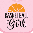 thumbnail image 4 of Inktastic Basketball Girl Sports Girls Baby Bib, 4 of 4