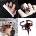 thumbnail image 2 of Finger Rings Gothic Open Rings Finger Jewelry Suitable for Party and Daily Wear, 2 of 9