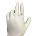 thumbnail image 3 of AoneJewelry Diamond Gemstone Ring In 10K Solid White, Yellow & Rose Gold, 3 of 5
