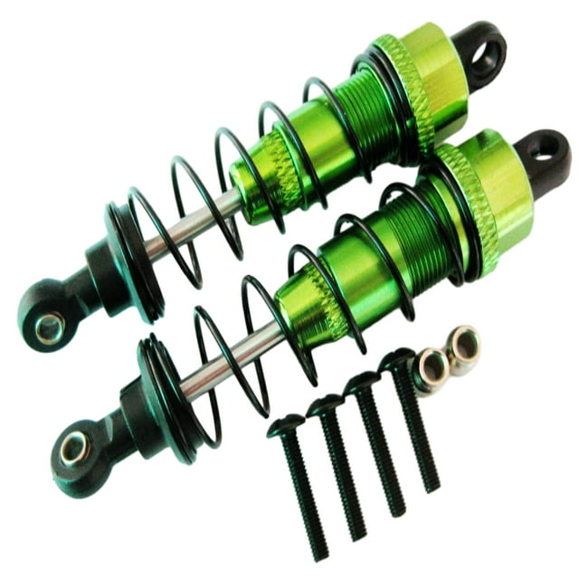 RCGOFOLLOW Front Shock Absorber RC Car Part Threaded Rc Front Shock Absorber For 1/10 WLtoys K949 10428 Crawler Green