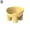 Yellow, variant on HPDL 1x Pet Bowls Cat Bowl Dog Elevated Feeder Food Water Tilted NEW Highfoot