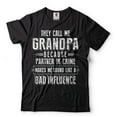 thumbnail image 2 of Funny Grandpa Shirt Grandpa Partner In Crime T Shirt Funny Shirt For Men Grandfather Shirt, 2 of 6