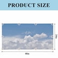 thumbnail image 3 of Clouds Fluorescent Light Covers, Blue White Sky Natural Landscape Magnetic Light Covers for Ceiling Lights, Fluorescent Ceiling Shade Filters for Classroom Bedroom Office 4x2Ft x 2PCS, 3 of 8