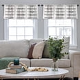 thumbnail image 5 of LALILO Kitchen Curtain Valance Colorful Dream Ethnic Feathers Rod Pocket Window Curtain 52"x 18" Set of 2, 5 of 7