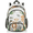 Black, variant on Safari Animals Watercolor Laptop Backpack for Women Men, 18.3 Inch Large Computer Backpacks Fashion Teacher Nurse Bag Casual Daypack for Work Travel