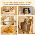 thumbnail image 4 of Mueble Rascador Para Gatos Poli Pets Savannah - Color Gris, 4 of 8