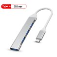thumbnail image 3 of Leadingstar Hub USB 3.0 4 Ports Splitter Type-c Haute Vitesse 5gbps pour Accessoires d'Ordinateur Pc Hub Multi Port USB 3.0 2.0, 3 of 9