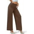 thumbnail image 2 of Women's Stretchy Wide Leg Palazzo Lounge Pants Casual Comfy High Waist Palazzo Pants, 2 of 11