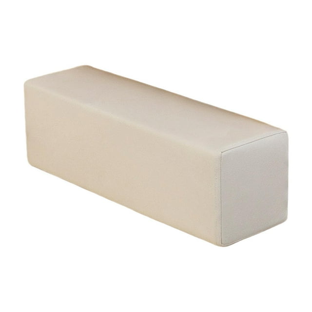 Cojín cómodo para reposabrazos de sofá con funda de almohada extraíble y lavable, almohadilla para reposabrazos para sofá, sillón, hogar, sala de beige