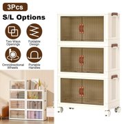 3Pcs Foldable Storage Bins