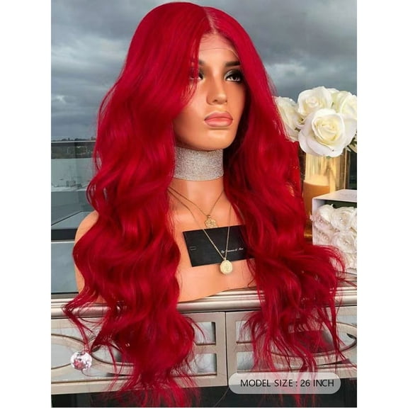 Deep Wave Lace Front Wig, Human Hair, 180 Density, HD Full Lace Front Wig, Curly Human Hair Wig with Baby Hair for Women