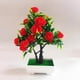 thumbnail image 5 of Gwong Decoración hogareña Planta de flores artificiales Rose en maceta Bonsai Office Garden Desktop Decor Decor Gwong 21047378, 5 of 7