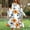 Dresses-10Yellow, variant on Gamivast Summer Dresses for Women Long Sleeve Round Neck Tropical Maxi Dress Hibiscus Floral Print Swing Dress High Waist Flowy Long Dress Beach Holiday
