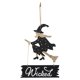 thumbnail image 1 of Bruja De Calabaza De Madera, Adorno Colgante, Arte De Pared Para Decoración De Halloween seitruly HA043585-02, 1 of 6