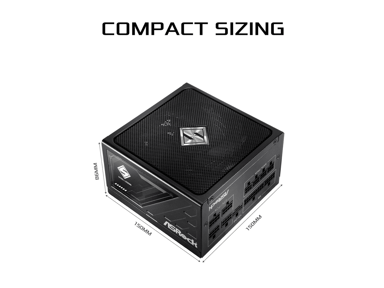 ASRock SL-750G 750W ATX3.1 & PCIe5.1 80 PLUS GOLD Certified Full Modular Power Supply