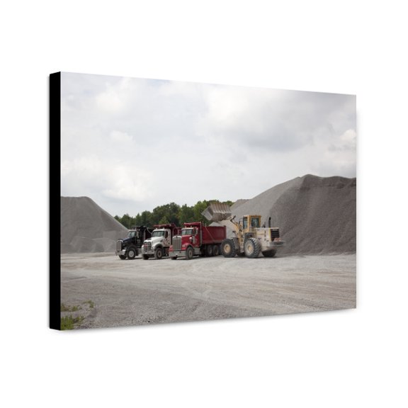 Canvas Print: Vulcan Materials Company Limestone Quarry, Tuscumbia, Alabama, 2010