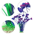 thumbnail image 4 of Deago 2 Pcs 15.7 Inch Large Aquarium Plants Artificial Plastic Fish Tank Plants Decoration Ornament for Fish, Purple, 4 of 9