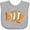 AC-Heather Grey, variant on Inktastic Clown Fish Boys or Girls Baby Bib