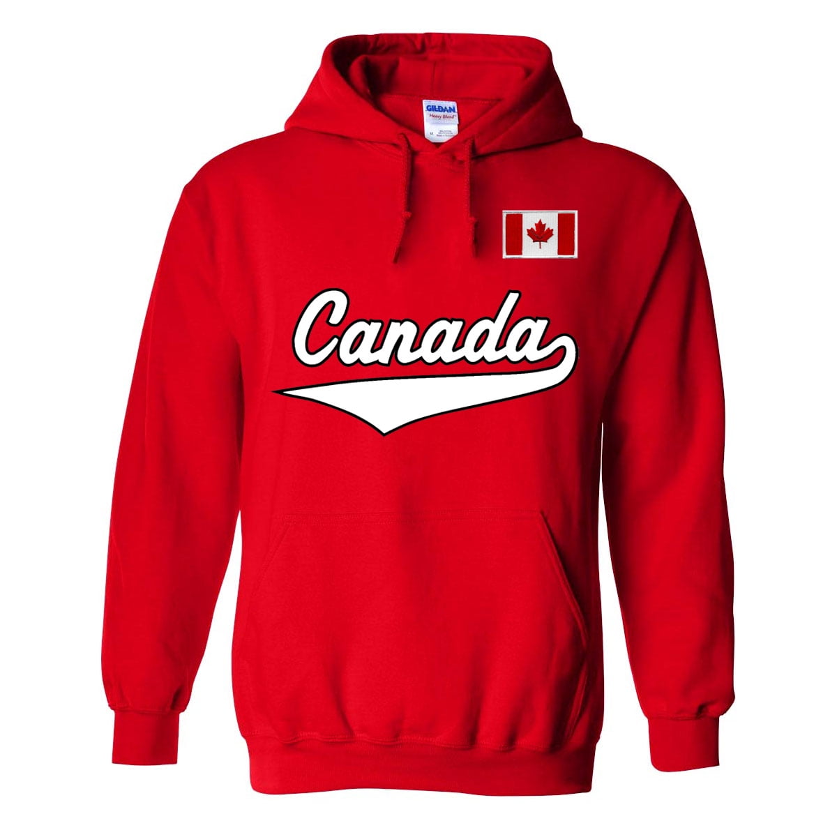 Canada MyCountry Pullover Script Hoodie (Red) IceJerseys Walmart Canada