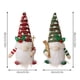thumbnail image 3 of Injueey Muñeco sin rostro con lentejuelas de gnomo brillante LED de tela que añade un toque de brillo a la Navidad Muñeco de gnomo de Kits de decoración para fiestas rojo, 3 of 6