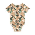 thumbnail image 2 of Rocae Tropical Leaves Flower for Baby Climbing Clothes Soft Baby Romper for Active Infants Comfortable and Breathable Crawling Jumpsuit Unisex Baby Outfit 12 Months, 2 of 8