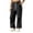Black, variant on MLCDZ Women's Barrel Leg Track Pants Baggy Drawstring Elastic Waist Lightweight Hiking Athletic Sweatpants Loose Workout Sports Gym Trousers with Pockets