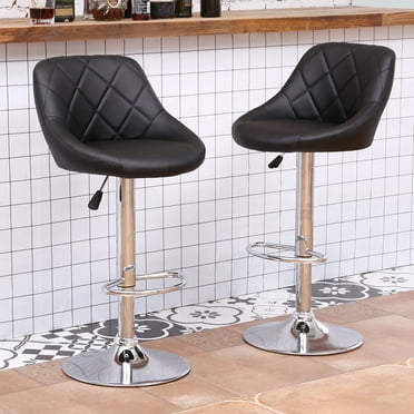 Upholstered Bar Height Stool Set, Bar Stool For Fat Person