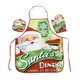 thumbnail image 1 of Santa Claus Delantal de Navidad, decoración de fiesta de cena, cocina, cocina, Kit de delantal de limpieza para hornear, 1 of 5